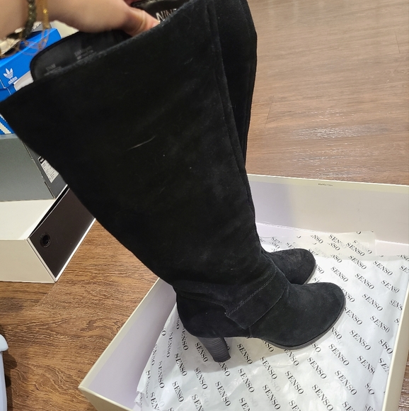 NineWest suede leather heeled boots - Picture 2 of 7